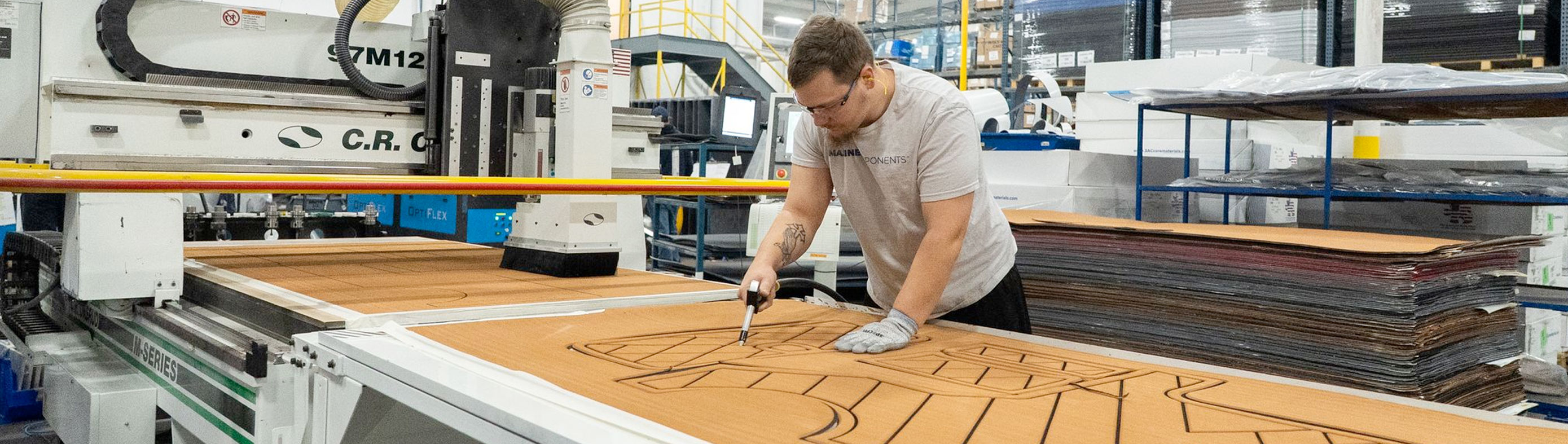 Boat flooring by Marine Components.